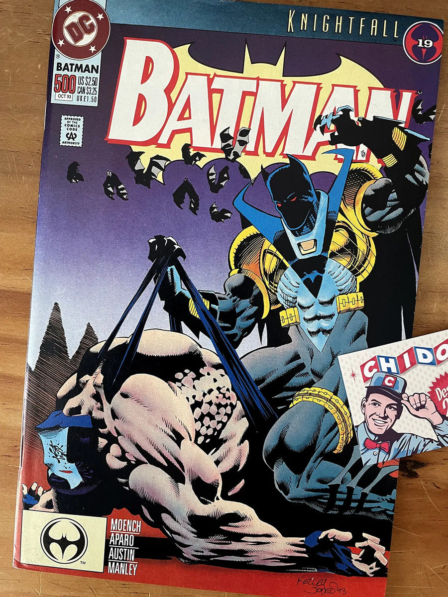 Comic - Batman #500 Knightfall Bane