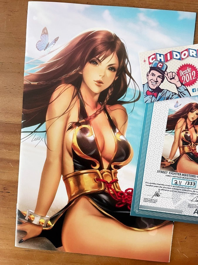 Comic - Street Fighter Masters Chun-li #1 Leirix Black Cover