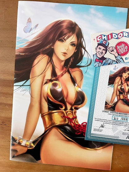 Comic - Street Fighter Masters Chun-li #1 Leirix Black Cover