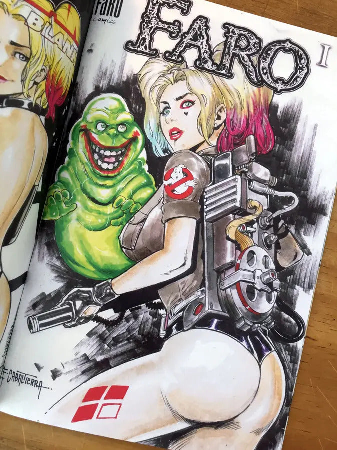 Comic - Faro's Lounge Jessica Rabbit Harley Quinn Varese