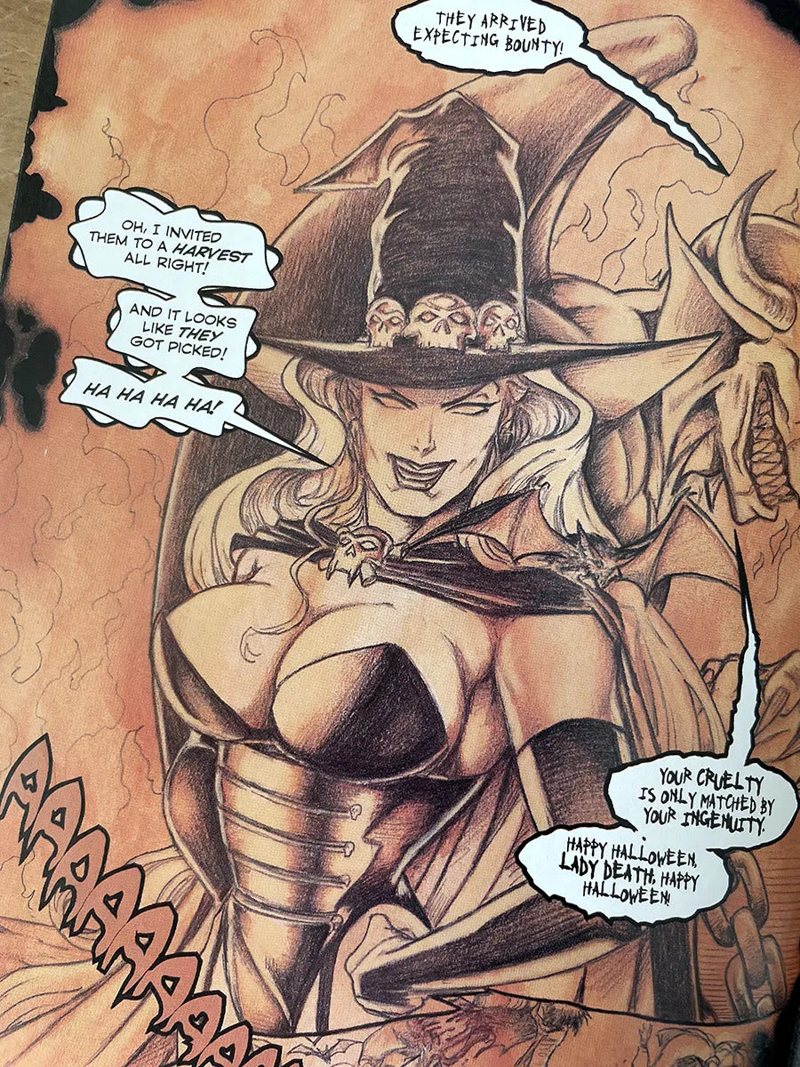 Comic - Lady Death All Hallow's Evil Fan Edition