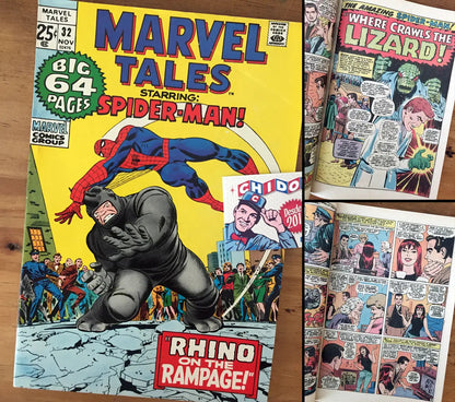 Comic - Marvel Tales #32 John Romita Stan Lee Spider-man