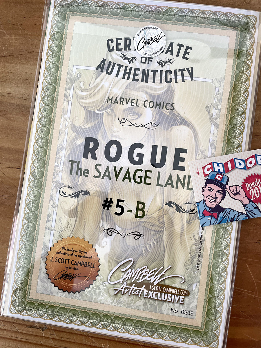 Comic - Rogue Savage Land #5 Firma Campbell Cover A, B Y C