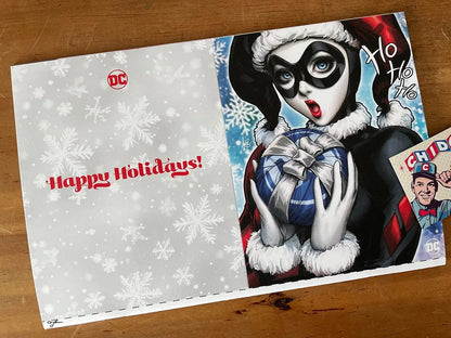 Comic - Harley Quinn #34 Artgerm Happy Holidays Card Sexy
