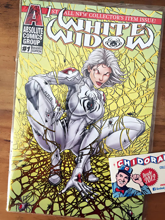 Comic - White Widow #1 Tyndall Torment Spider-man Gold Foil