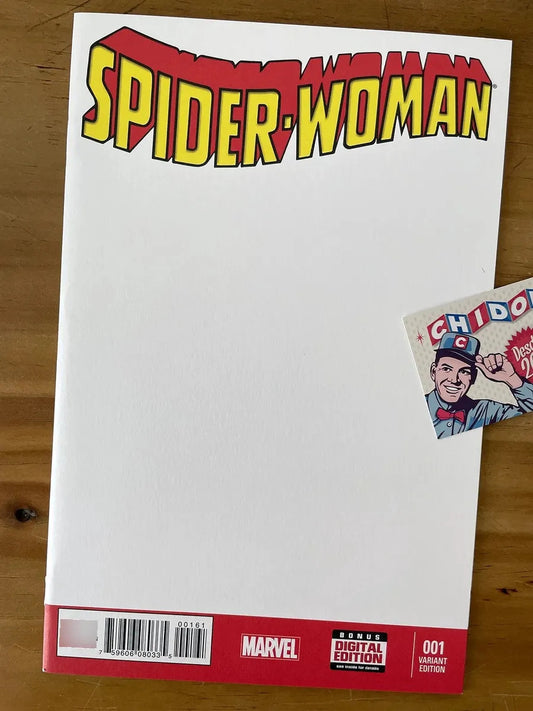 Comic - Spider-woman #1 Blank Variant