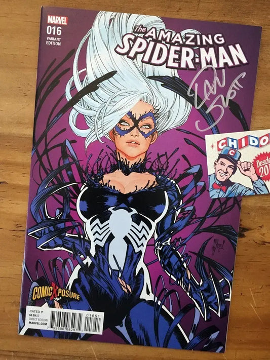 Comic - Amazing Spider-man #16 Slott Guillem Firma Black Cat