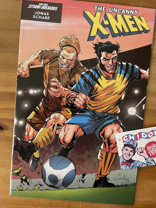 Comic - Uncanny X-men #29 Soccer Wolverine Sabretooth Futbol