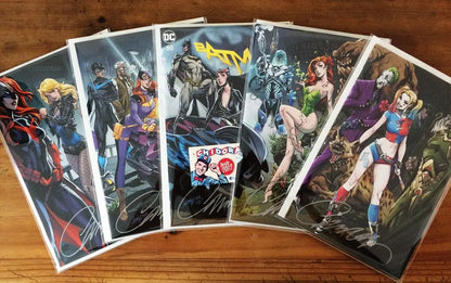 Comic Set - Batman #50 Scott Campbell Coa Catwoman Boda