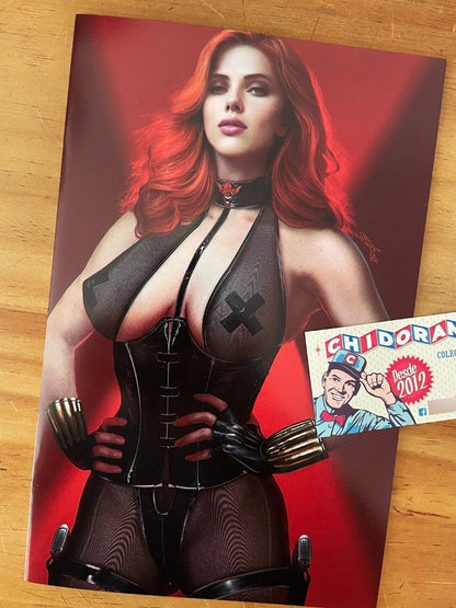 Comic - Totally Rad Black Widow Shikarii Cover A Sexy