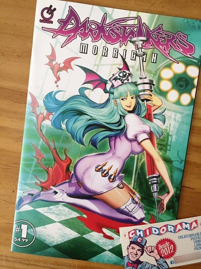 Comic - Darkstalkers Morrigan #1 Nurse Sexy Street Fighter