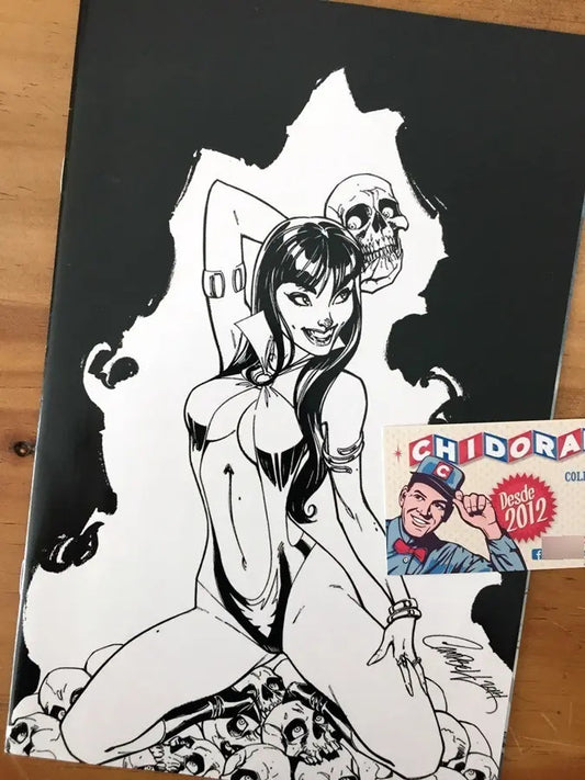 Comic - Vampirella #3 Scott Campbell Black & White Virgin Ed