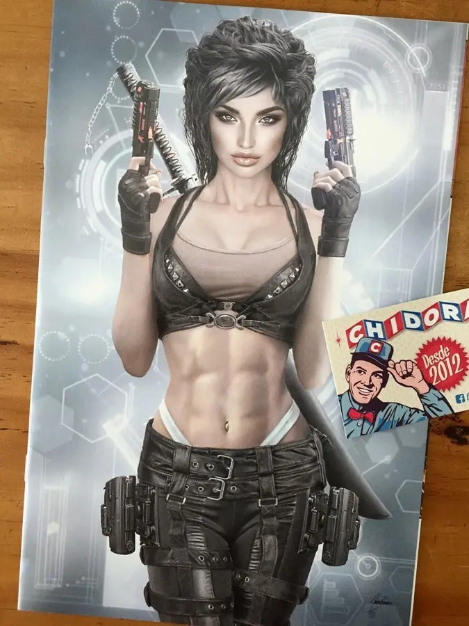 Comic - Jennifer Blood #8 Natali Sanders Sexy Variant Virgin
