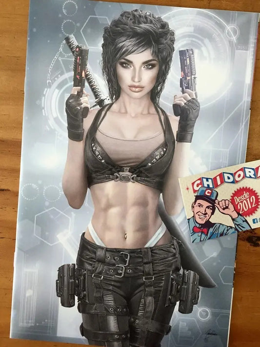 Comic - Jennifer Blood #8 Natali Sanders Sexy Variant Virgin