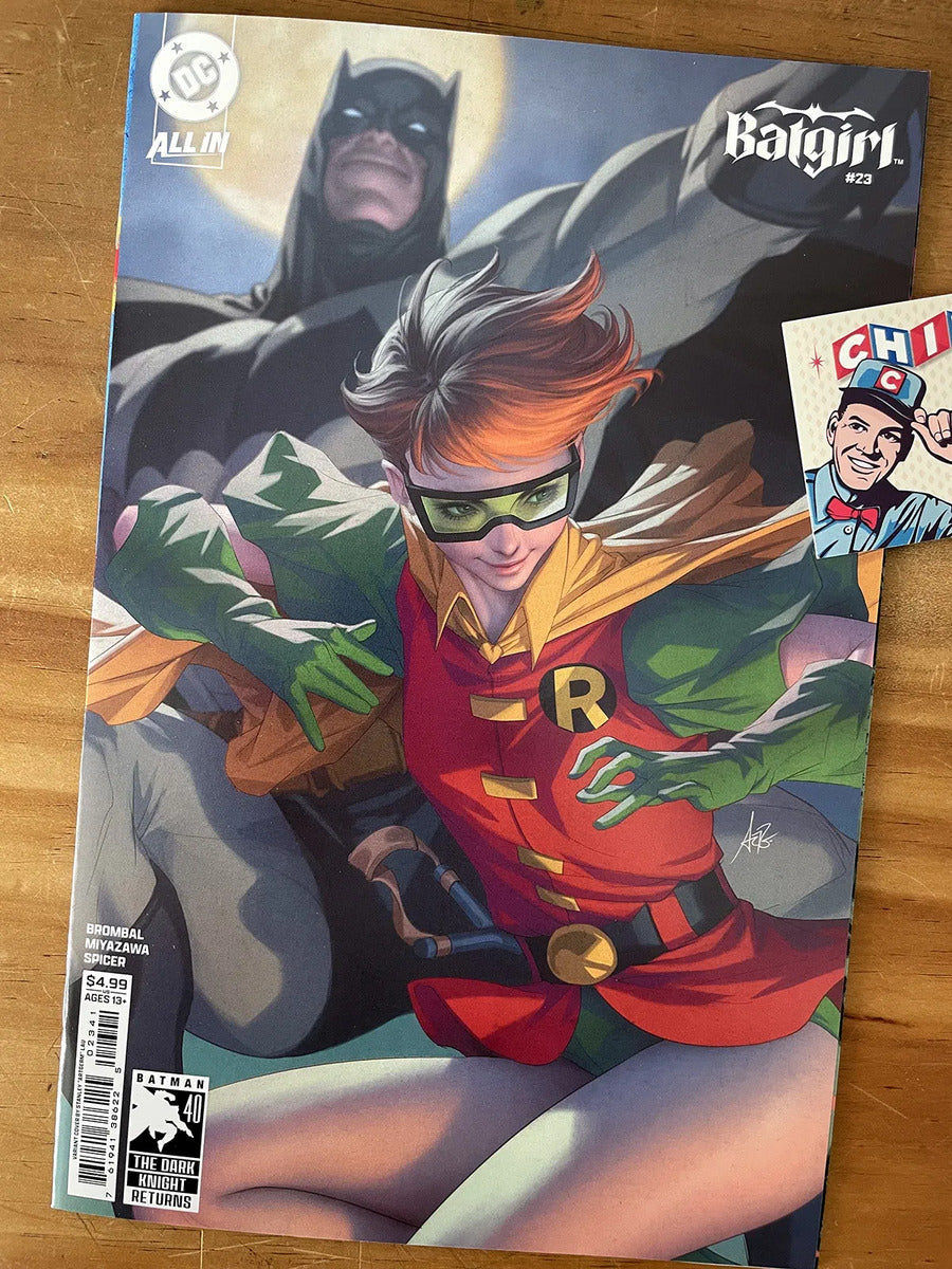 Comic - Batgirl #23 Artgerm Variant Batman Robin