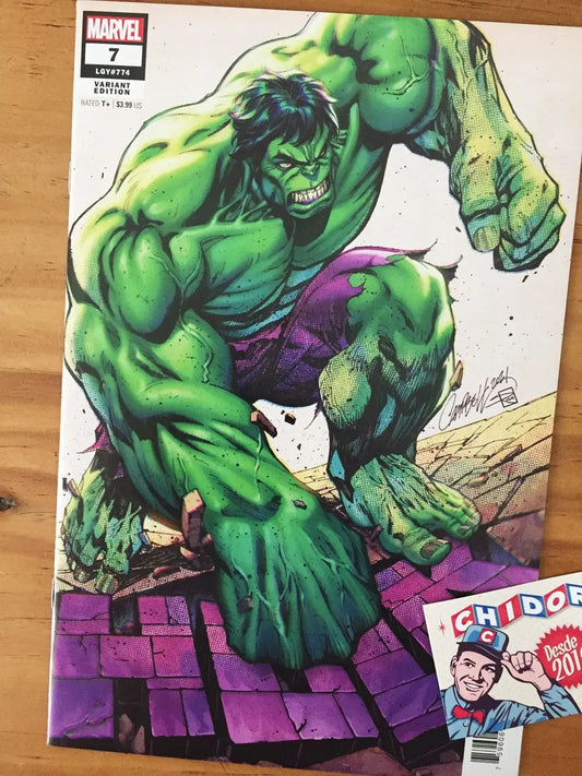 Comic - Hulk #7 Scott Campbell Variant