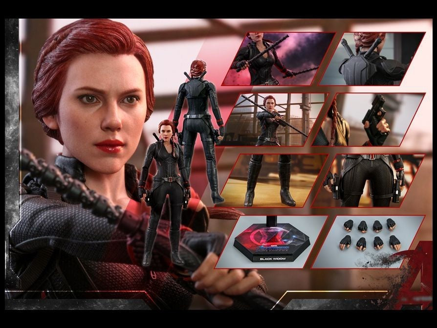 Black Widow End Game Avengers Hot Toys Nueva Sellad