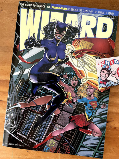 Comic - Wizard Magazine #48 Jim Balent Catwoman Wonder Woman