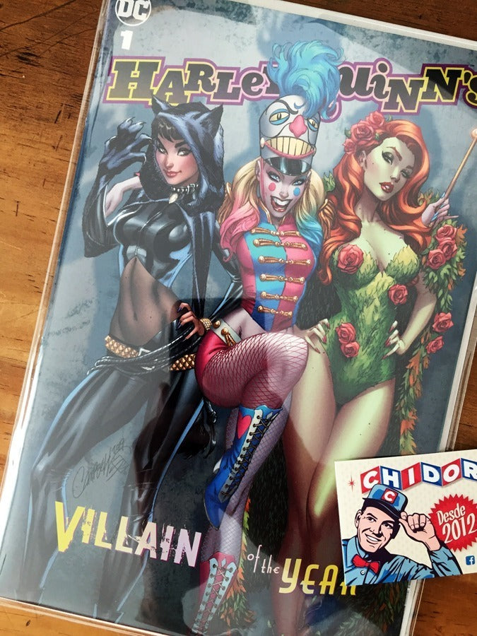 Comic Set - Harley Quinn's Villain Of The Year #1 Campbell