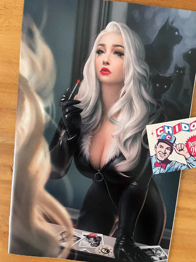 Comic - Amazing Spider-man 26 Warren Louw Unmasked Black Cat