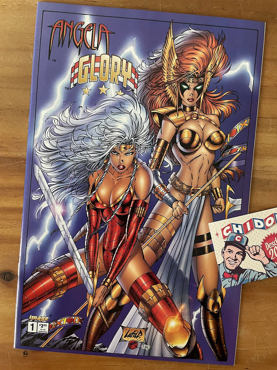 Comic - Angela Glory #1 Liefeld Variant Spawn
