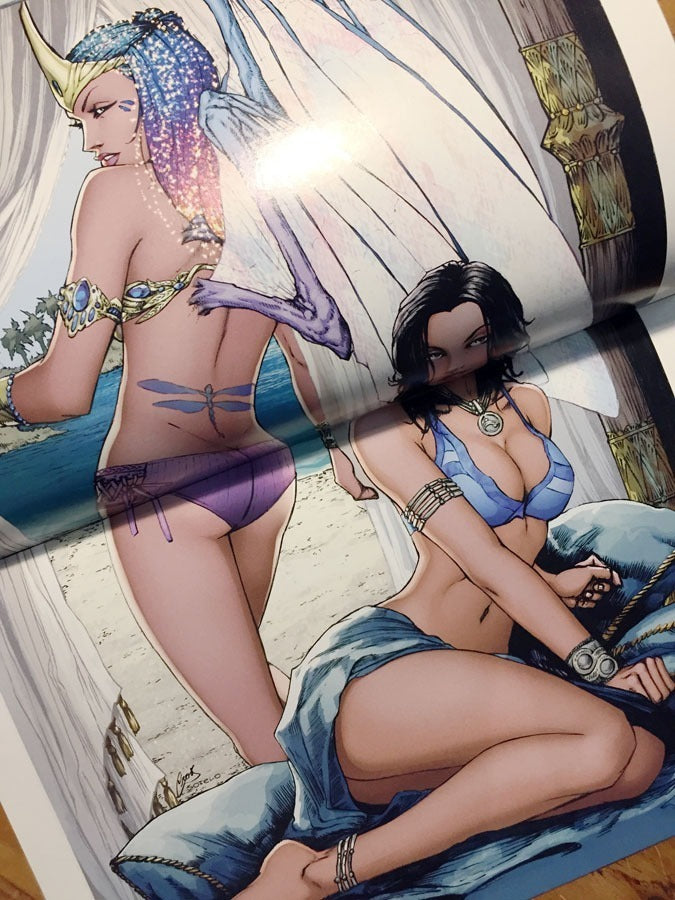 Comic - Aspen Splash Swimsuit 2010 Michael Turner