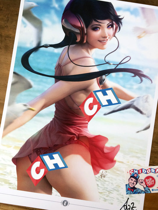 Poster - Print - Artgerm - Pepper Modelo B Sexy Firmada