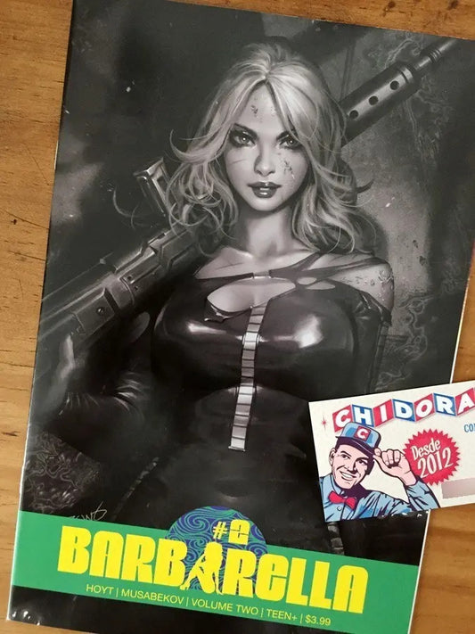 Comic - Barbarella #2 Derrick Chew Sexy Black & White Reg