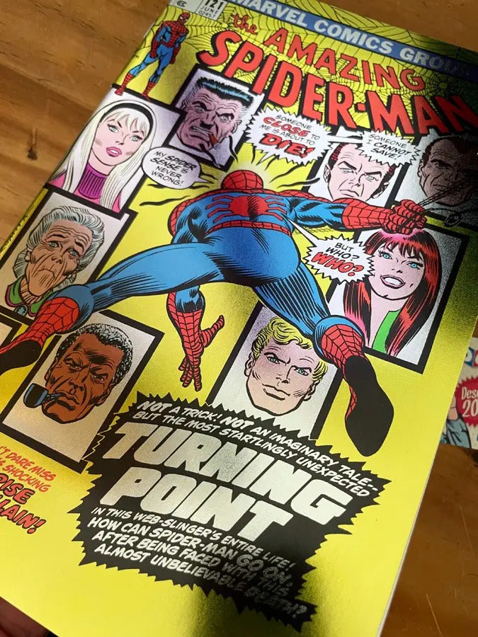 Comic - Amazing Spider-man #121 Foil Death Gwen Stacy Romita