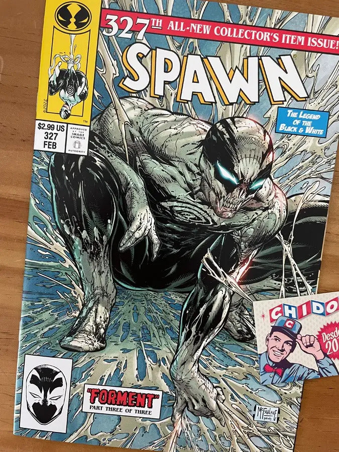 Comic -spawn #327 Todd Mcfarlane Torment Homage