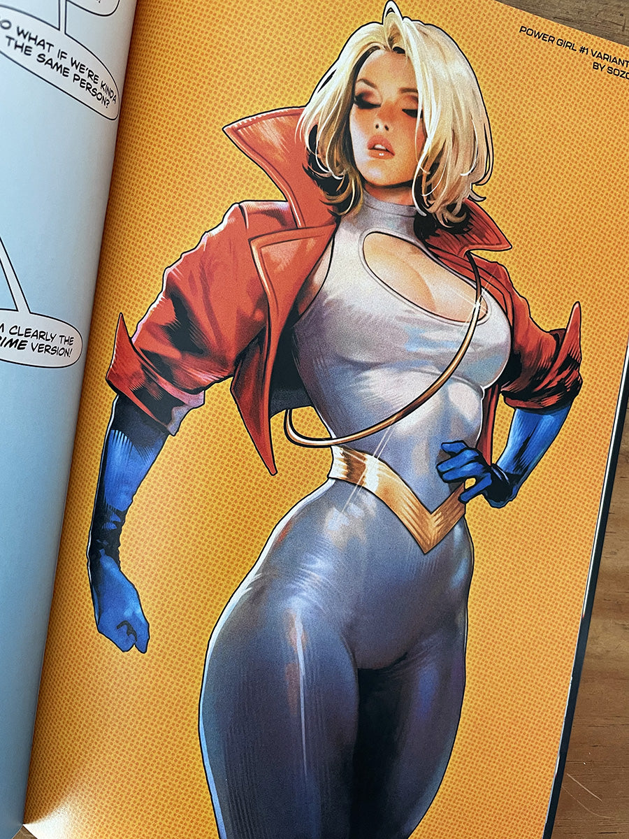 Comic - Power Girl Uncovered #1 Lobos Sexy Wonder Woman