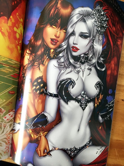 Comic - Art Of Hellwtich Vs Lady Death Wargasm Sexy Sketches