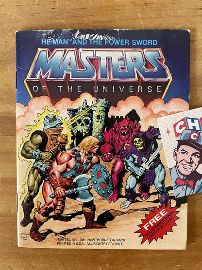 Mini Book - Masters Of The Universe 1981 Mattel He-man Motu