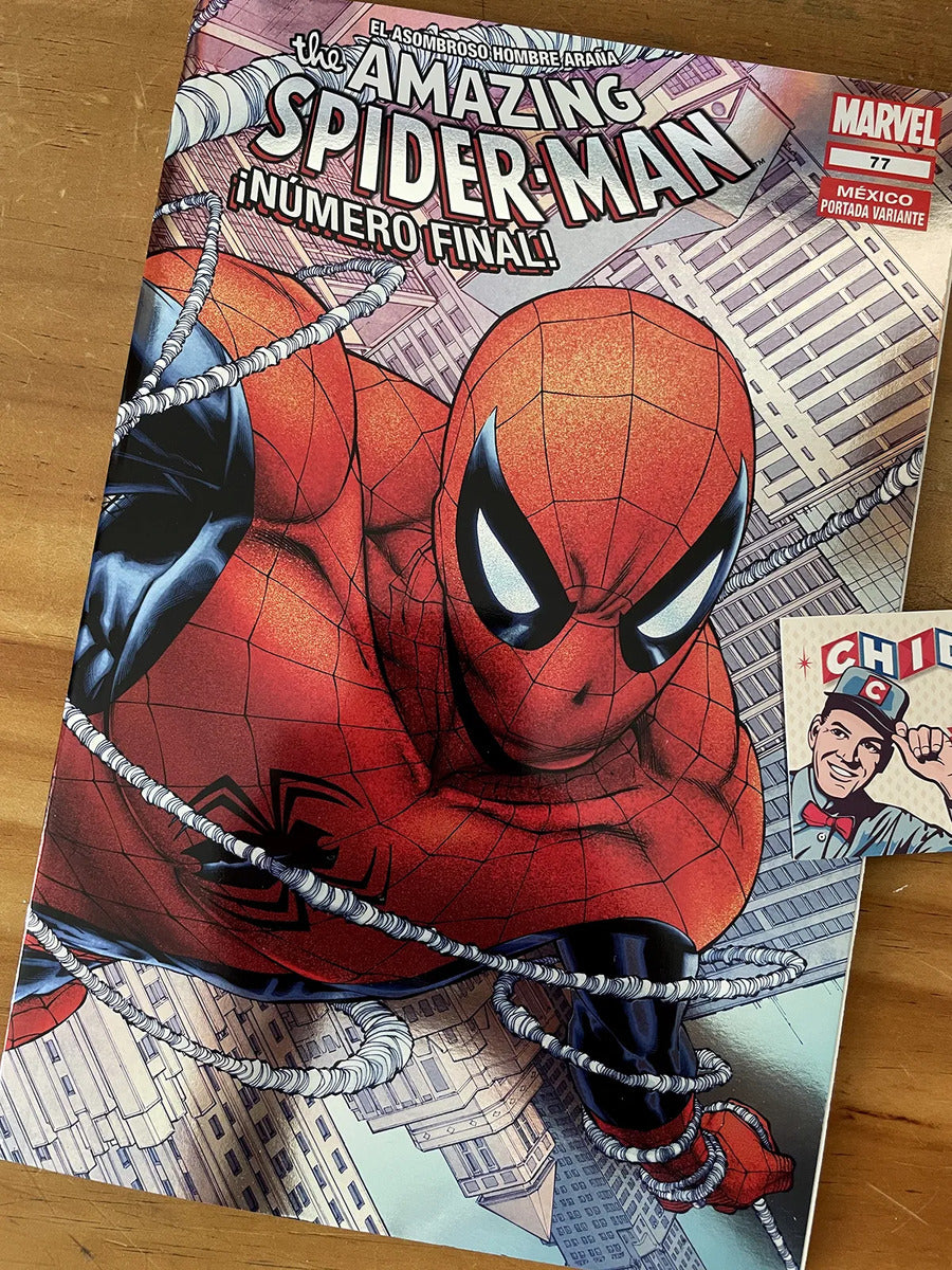 Comic - Amazing Spider-man #700 #77 Quesada Foil Mexico B