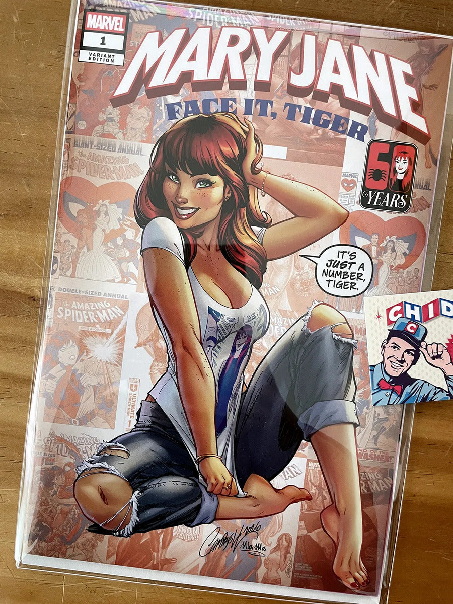 Comic - Mary Jane Face It Tiger #1 Scott Campbell Mj Cover A