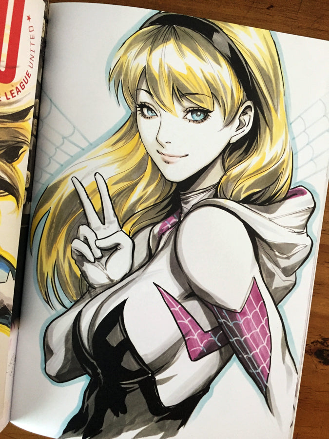 Sketchbook - Ink & Brush Arttrober 2019 Artgerm Firmado