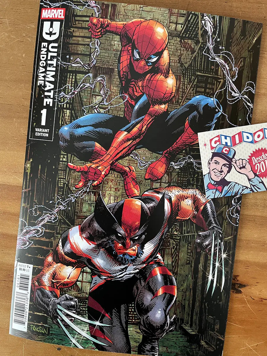 Comic - Ultimate Endgame #1 Panosian Wolverine Spider-man