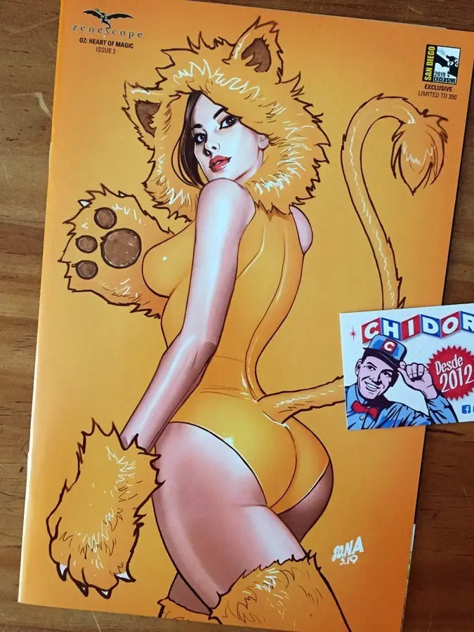 Comic - Oz Heart Of Magic #2 Sdcc San Diego David Nakayama