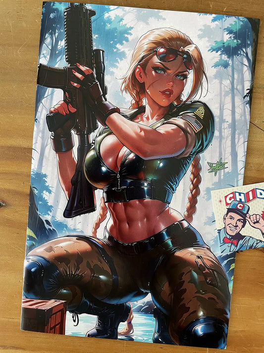 Sketchbook - Artist Alley Dhaxina Cammy Street Fighter Sexy