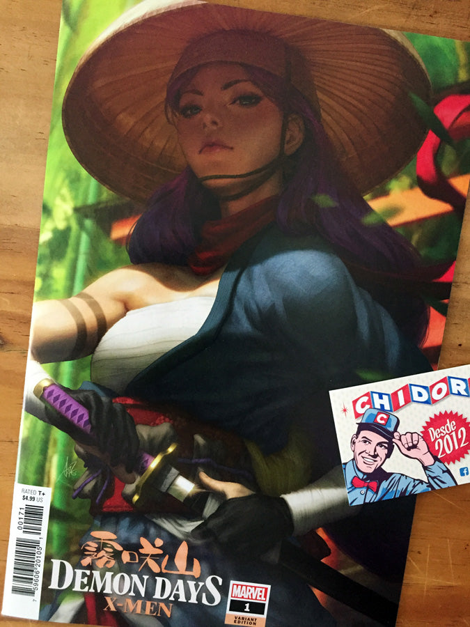 Comic - Demon Days #1 Artgerm Variant Sexy Psylocke