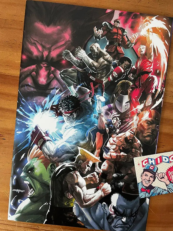 Comic - Street Fighter #1 Santa Fung Virgin Variant Chun Li