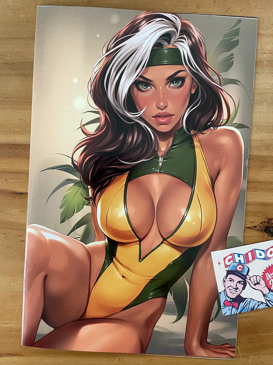 Comic - Waifu Chronicles #1 Sinyukhina Rogue Swimsuit Cover