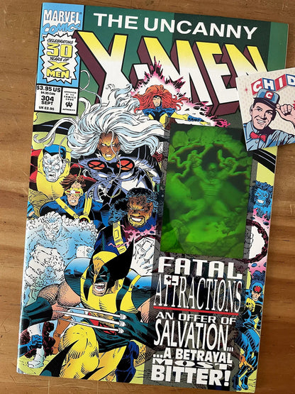 Comic - Uncanny X-men #304 Fatal Attractions Hologram Cover