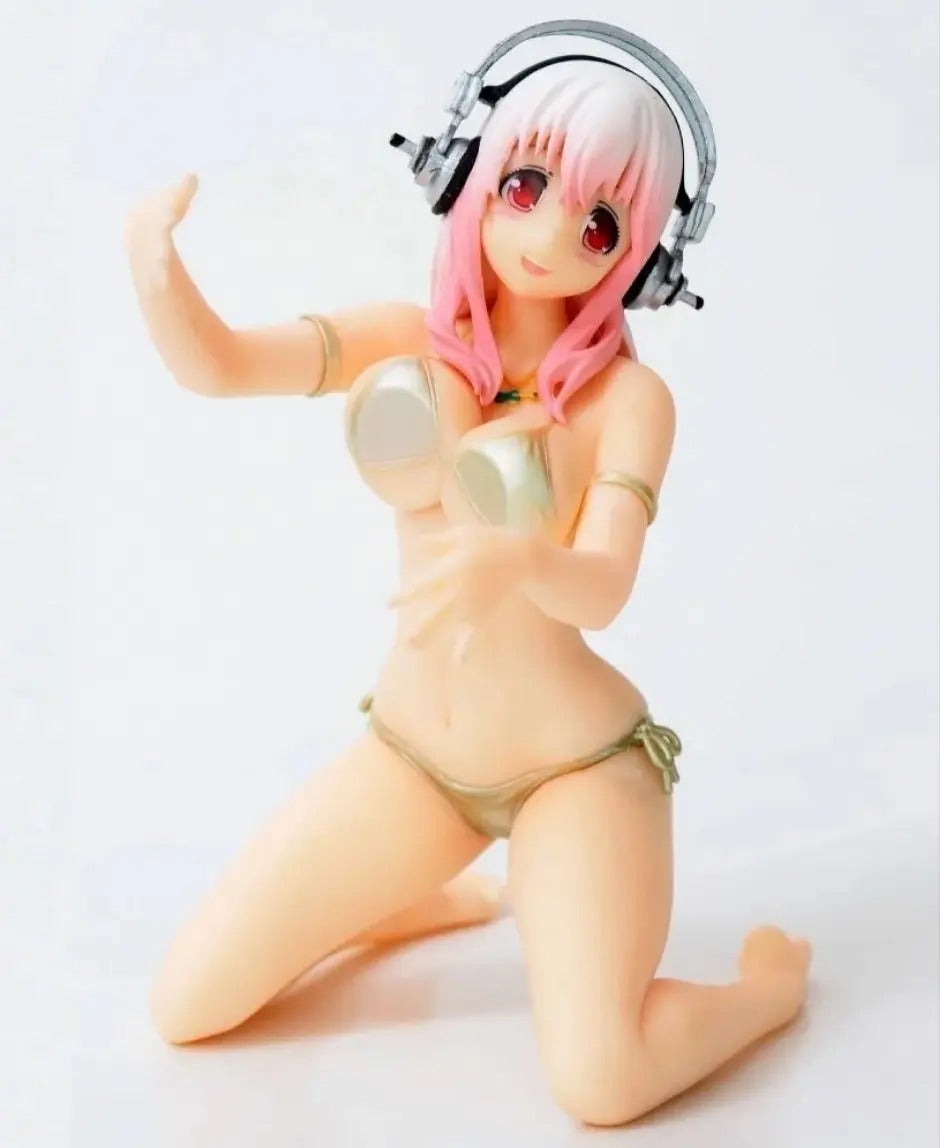 Figura - Super Sonico Sonicomi Drink Holder Gold Sexy Furyu