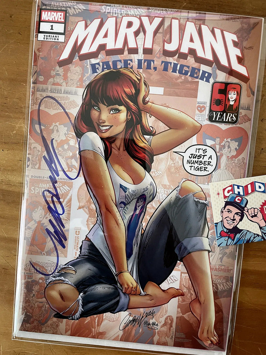 Comic - Mary Jane Face It Tiger #1 Campbell Cover A Firmada
