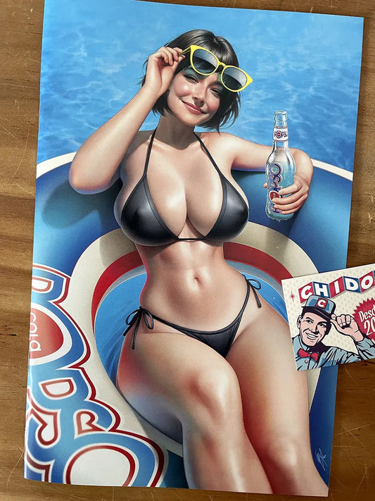 Comic Set - Pop Kill #1 Warren Louw Nice & Naughty Variants