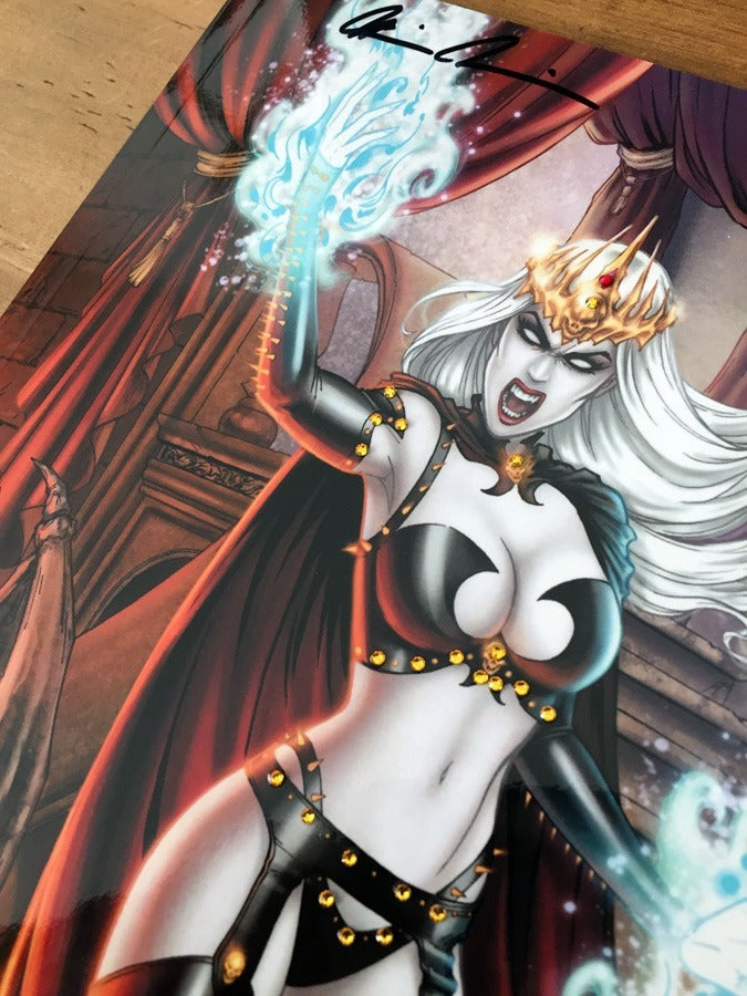 Comic - Lady Death Nightmare Symphony #1 Jewel Edition Coa