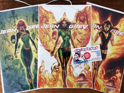 Comic Set - Jean Grey #1 Scott Campbell Cover A, B Y C