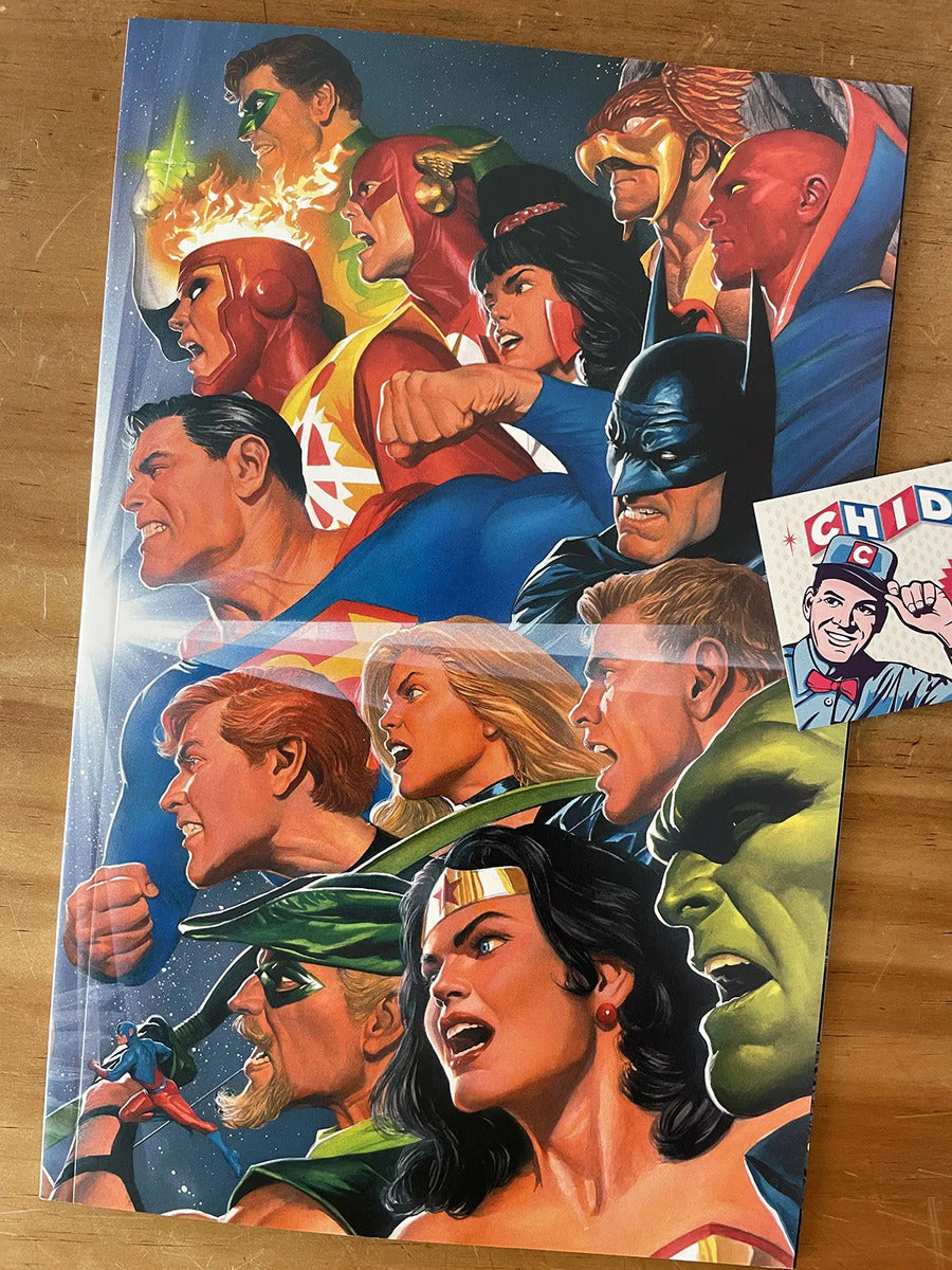 Comic Set - Avengers Vs Jla #4 Alex Ross Connecting Batman