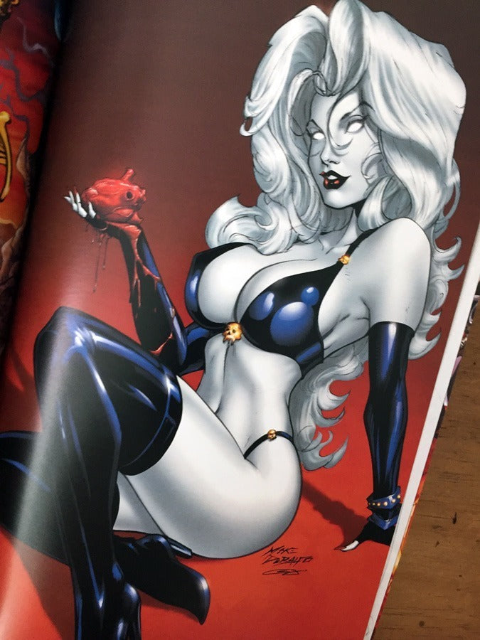 Comic - Lady Death Echoes #1 Mike Debalfo Naughty Firma Coa